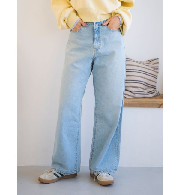 Ungrid「ヴィンテージルーズワイドデニム」|デニム|