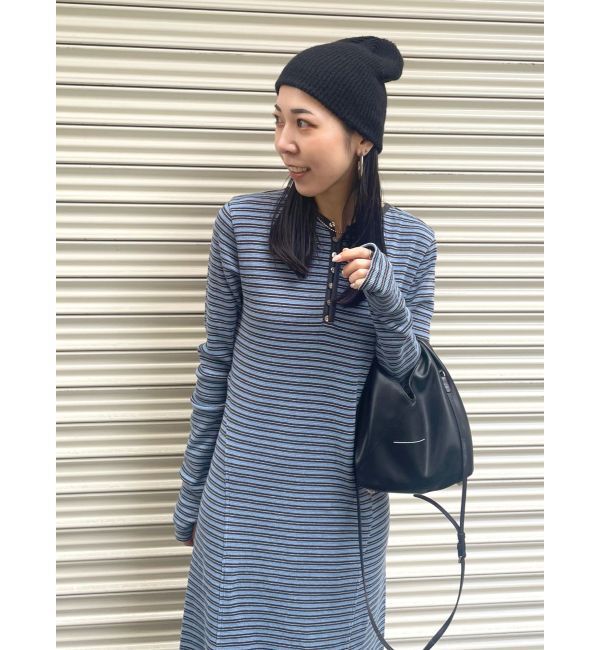 Ungrid「ヘンリーネックテレコカットワンピース」|ワンピース|