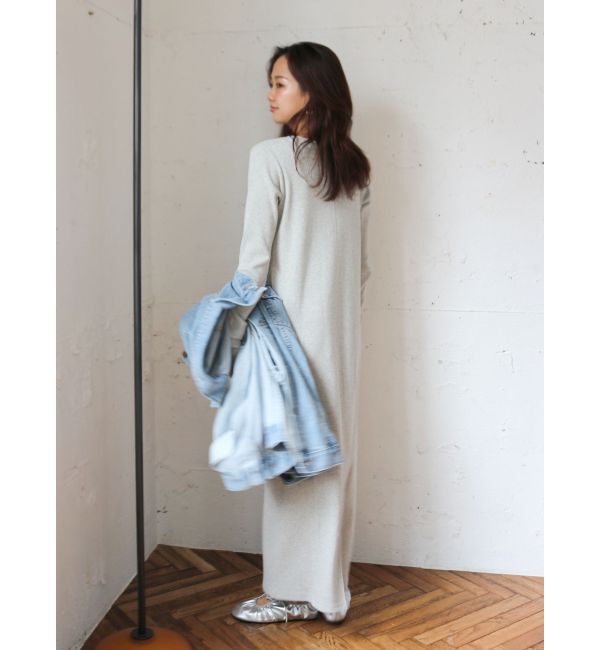 Ungrid「ヘンリーネックテレコカットワンピース」|ワンピース|