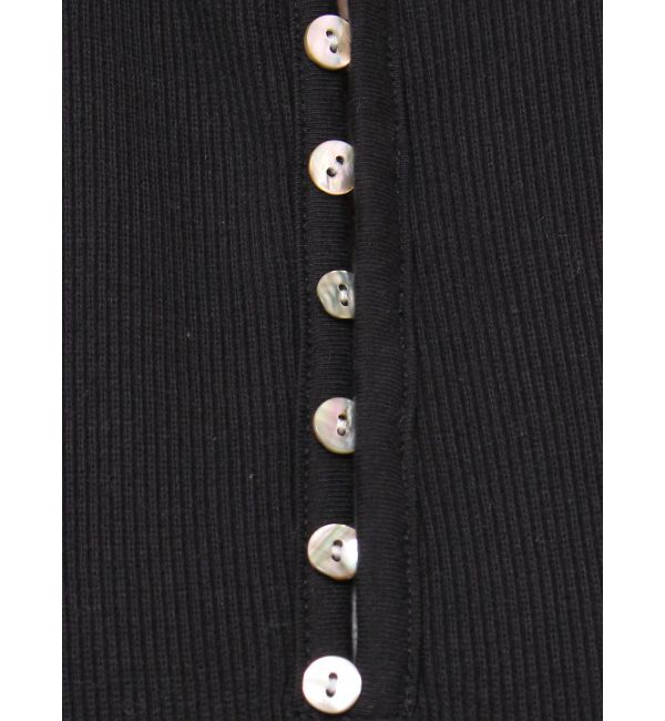 Ungrid「ヘンリーネックテレコカットワンピース」|ワンピース|