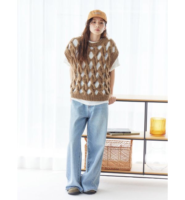 Ungrid「RalliesロゴプリントTee」|Tシャツ・カットソー|