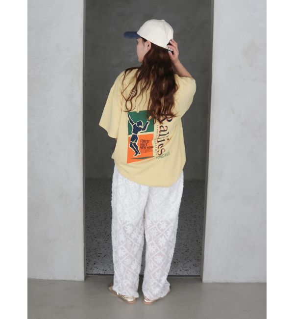 Ungrid「RalliesロゴプリントTee」|Tシャツ・カットソー|