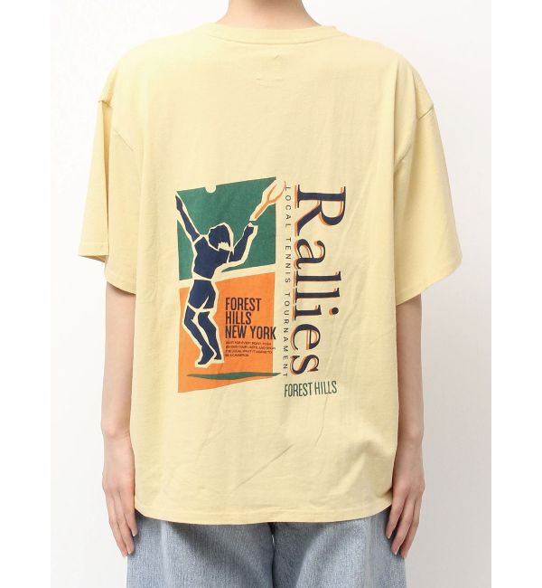 Ungrid「RalliesロゴプリントTee」|Tシャツ・カットソー|