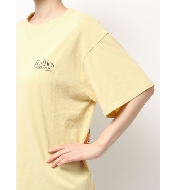 Ungrid「RalliesロゴプリントTee」|Tシャツ・カットソー|