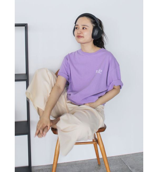 Ungrid「RalliesロゴプリントTee」|Tシャツ・カットソー|パープル