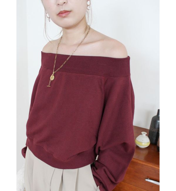 Ungrid「オフショルスウェット」|スウェット・ジャージ|