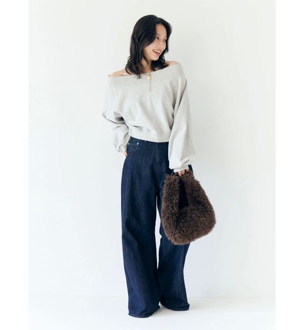 Ungrid「オフショルスウェット」|スウェット・ジャージ|