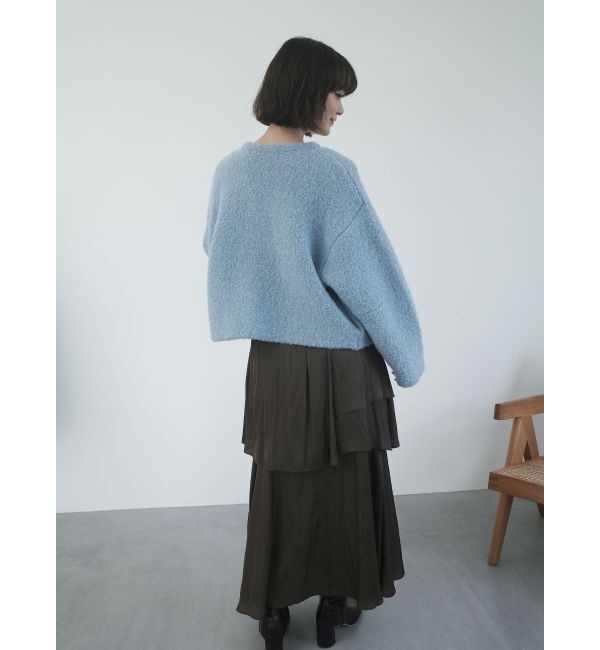 LAGUNAMOON「セッケツニットボアブルゾン」|ブルゾン・スタジャン|