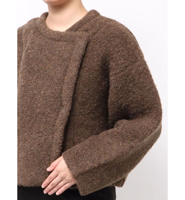 LAGUNAMOON「セッケツニットボアブルゾン」|ブルゾン・スタジャン|