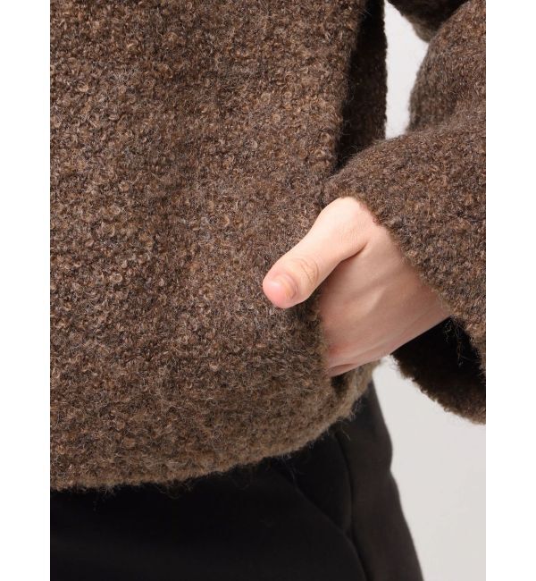 LAGUNAMOON「セッケツニットボアブルゾン」|ブルゾン・スタジャン|