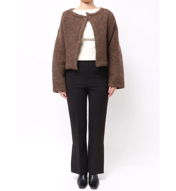 LAGUNAMOON「セッケツニットボアブルゾン」|ブルゾン・スタジャン|