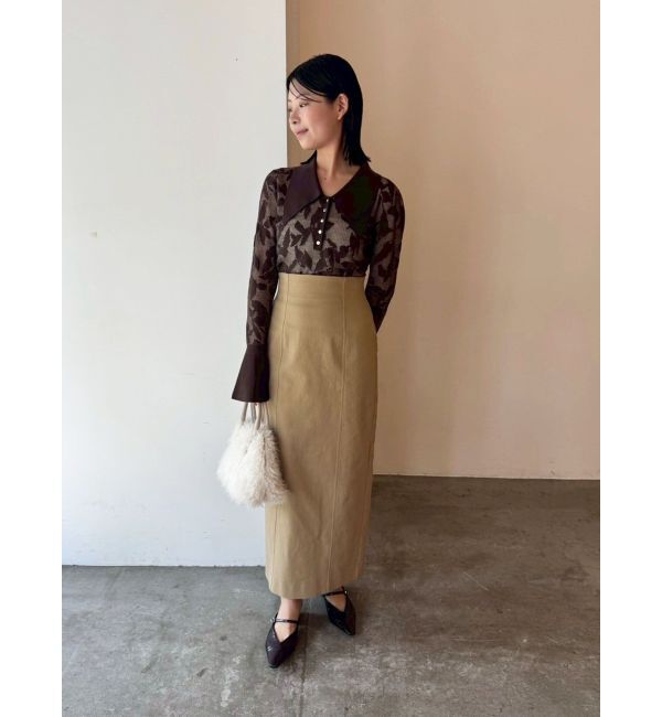 LAGUNAMOON「コットンツイルロングスカート」|スカート|