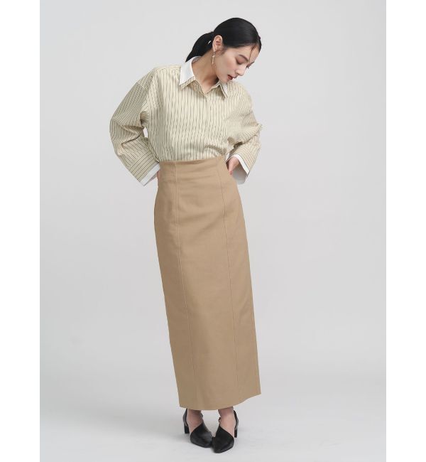 LAGUNAMOON「コットンツイルロングスカート」|スカート|