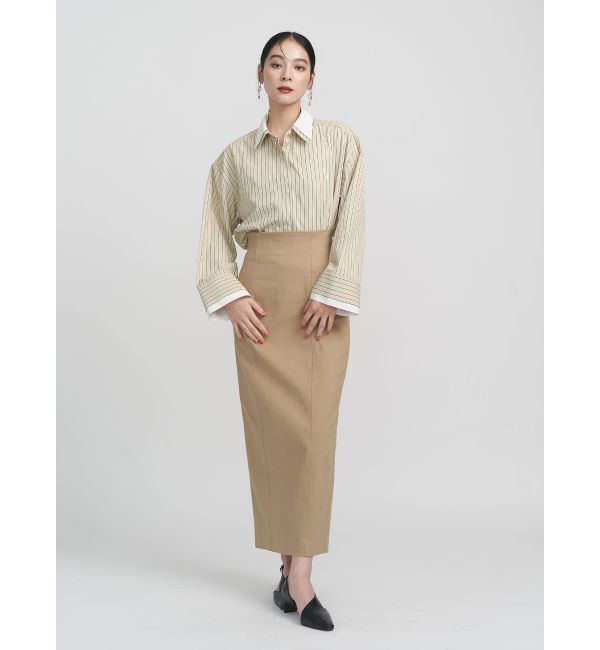 LAGUNAMOON「コットンツイルロングスカート」|スカート|