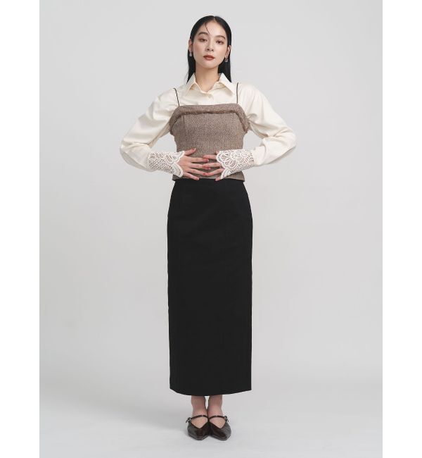 LAGUNAMOON「コットンツイルロングスカート」|スカート|