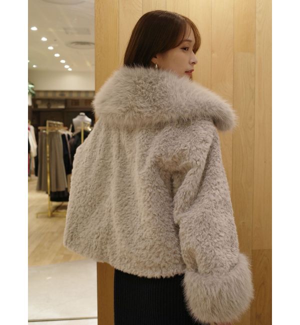 LAGUNAMOON「ビッグカラーエコファージャケット」|その他|