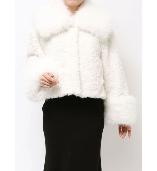 LAGUNAMOON「ビッグカラーエコファージャケット」|その他|