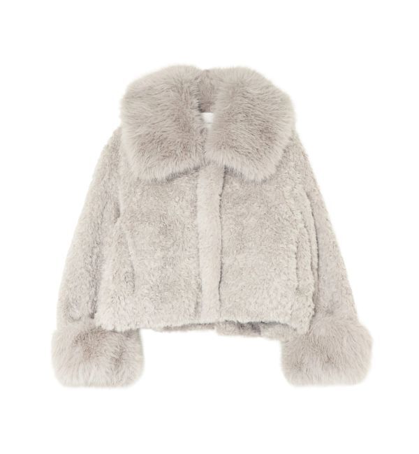 LAGUNAMOON「ビッグカラーエコファージャケット」|その他|