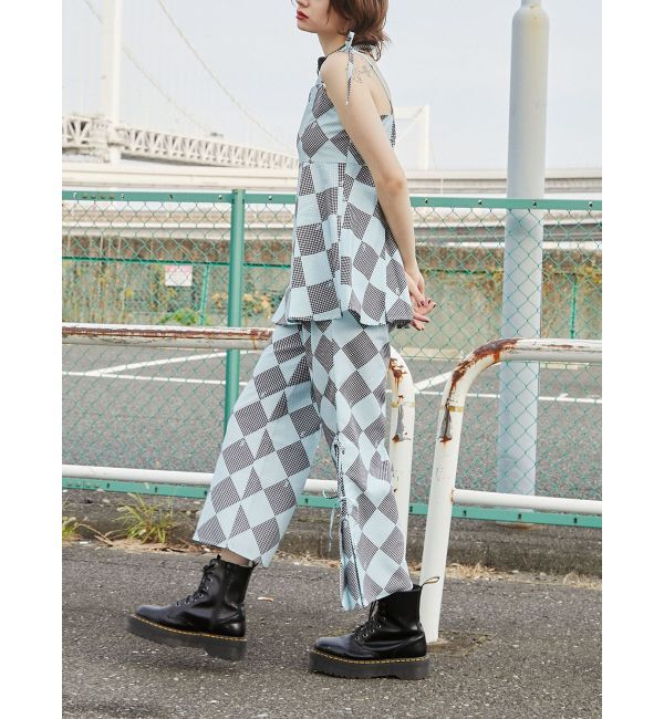 jouetie「ギンガムパターンキャミチュニック【セットアップ対応】」|キャミソール|