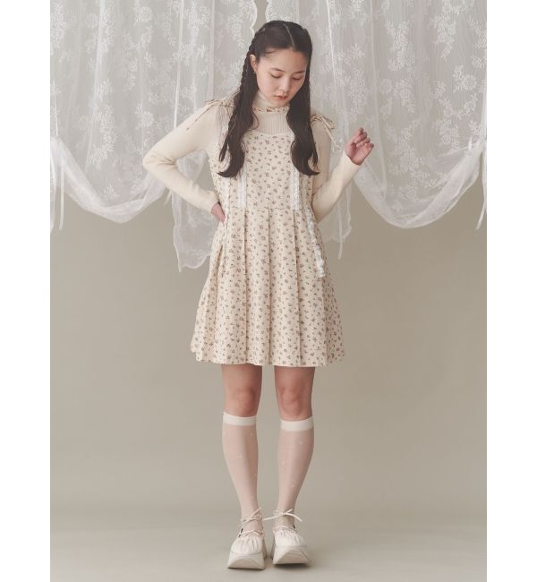 merry jenny「frillリブタートルニット」|ニット・セーター|