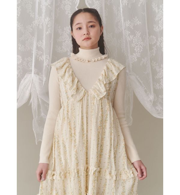 merry jenny「frillリブタートルニット」|ニット・セーター|