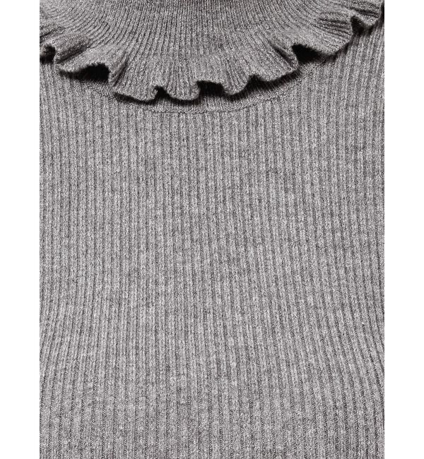 merry jenny「frillリブタートルニット」|ニット・セーター|