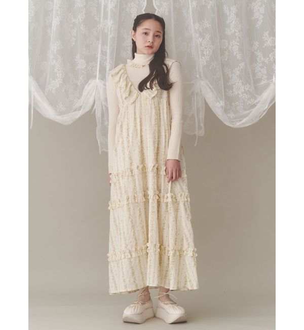 merry jenny「frillリブタートルニット」|ニット・セーター|