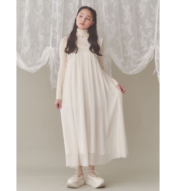 merry jenny「frillリブタートルニット」|ニット・セーター|