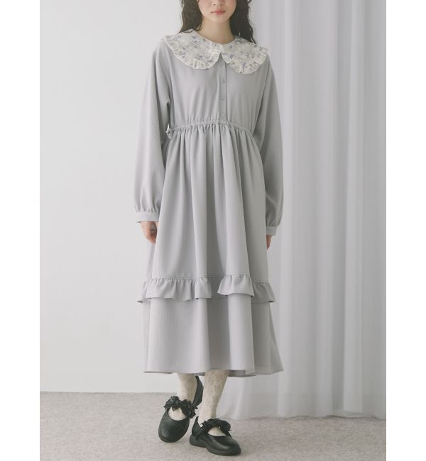 merry jenny「floralカラーワンピース」|ワンピース|パープル