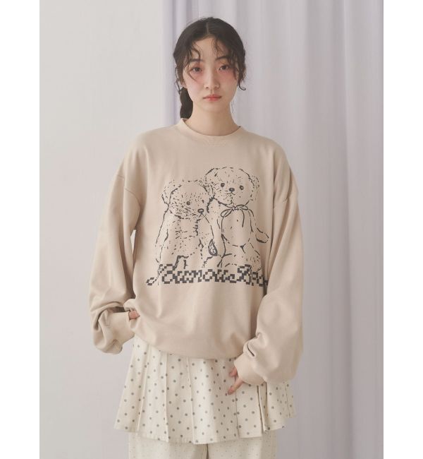 merry jenny「lulu dotプリーツミニスカート」|スカート|