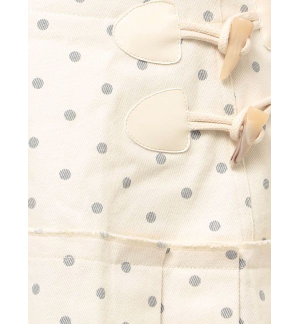 merry jenny「lulu dotプリーツミニスカート」|スカート|