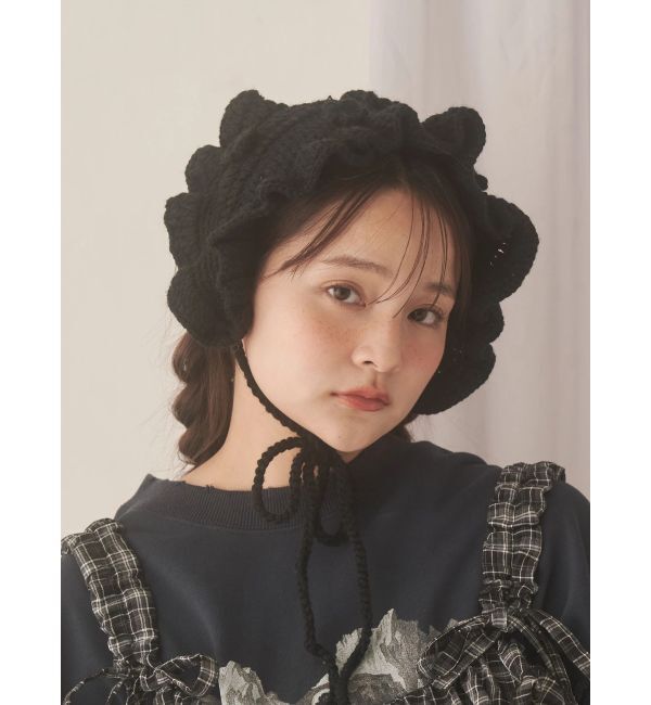 merry jenny「お花のニットヘッドドレス」|その他|