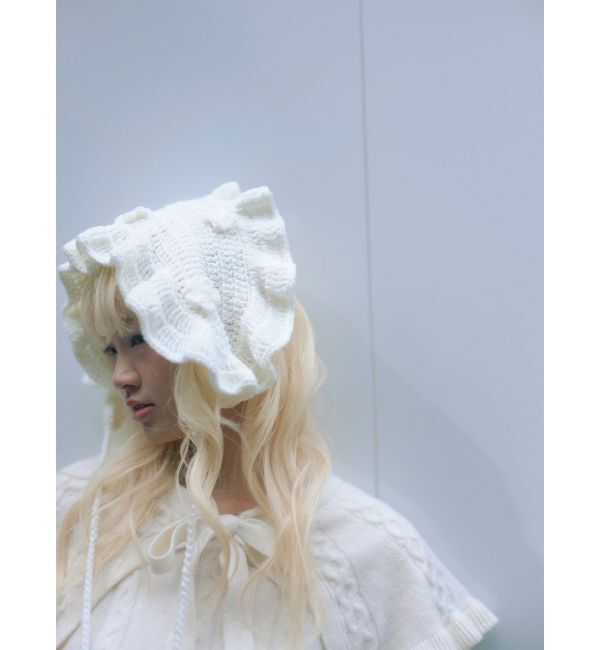 merry jenny「お花のニットヘッドドレス」|その他|