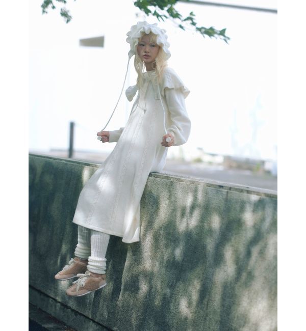 merry jenny「お花のニットヘッドドレス」|その他|