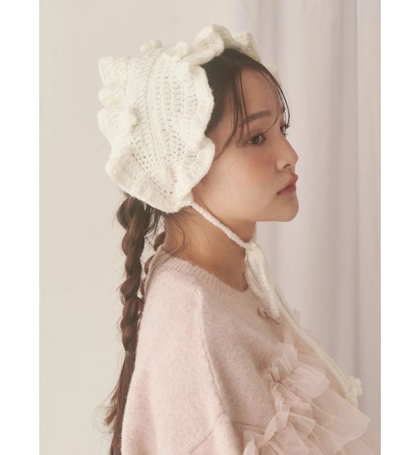 merry jenny「お花のニットヘッドドレス」|その他|