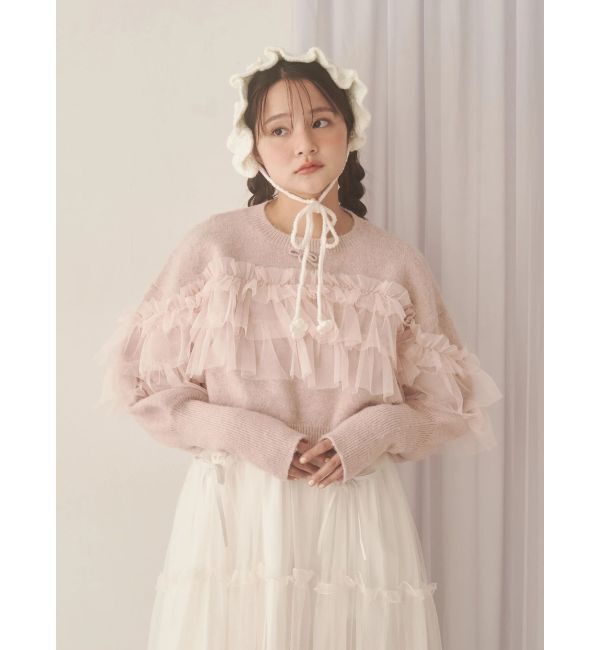 merry jenny「お花のニットヘッドドレス」|その他|