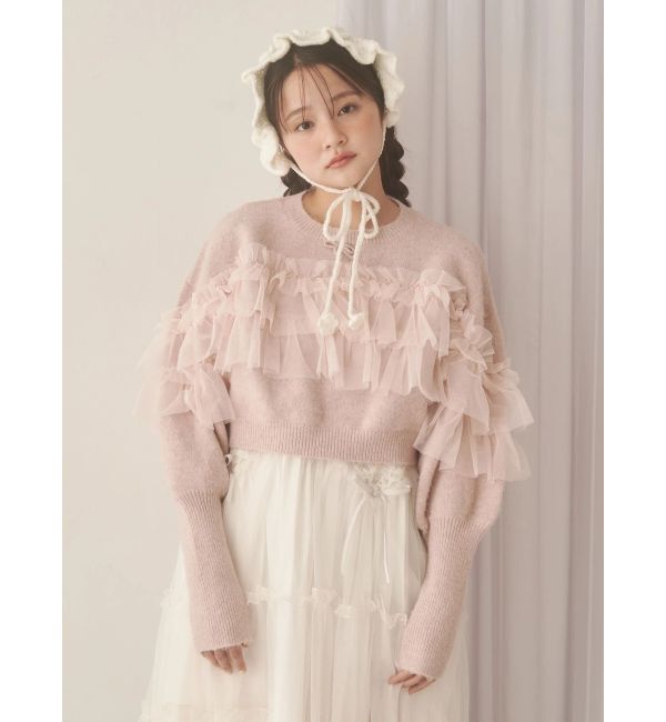 merry jenny「お花のニットヘッドドレス」|その他|