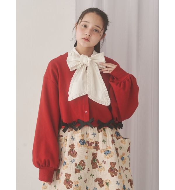 merry jenny「frillタイリボンブラウス」|シャツ・ブラウス|