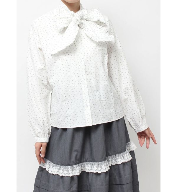 merry jenny「frillタイリボンブラウス」|シャツ・ブラウス|