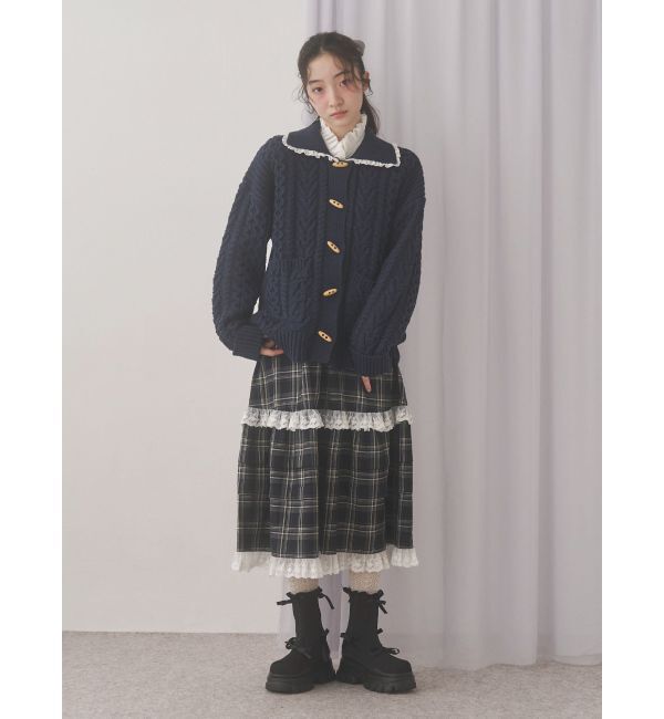 merry jenny「toggle button knit cardigan」|カーディガン|