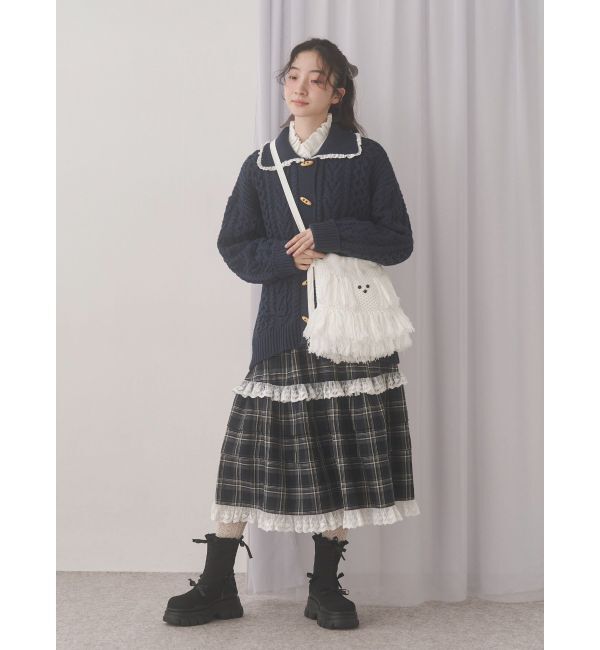 merry jenny「toggle button knit cardigan」|カーディガン|