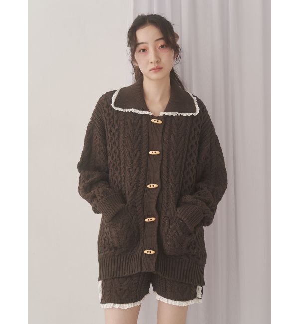 merry jenny「toggle button knit cardigan」|カーディガン|