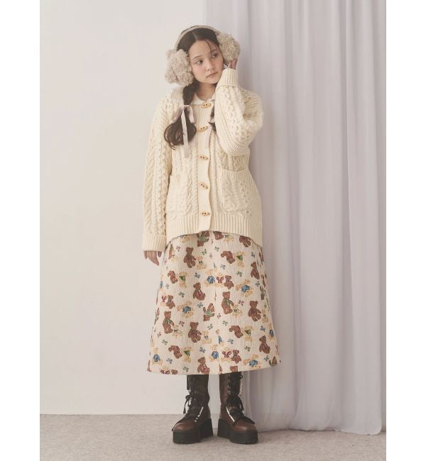 merry jenny「toggle button knit cardigan」|カーディガン|