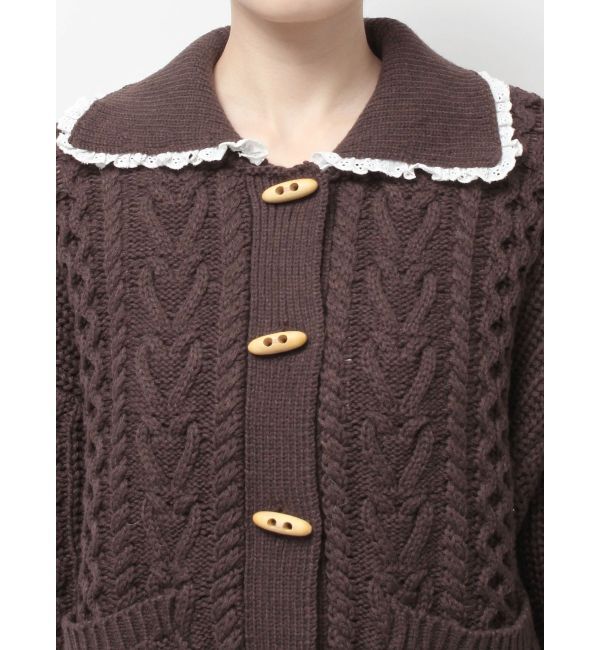 merry jenny「toggle button knit cardigan」|カーディガン|