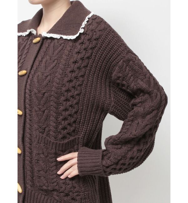 merry jenny「toggle button knit cardigan」|カーディガン|
