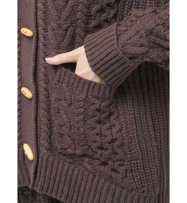 merry jenny「toggle button knit cardigan」|カーディガン|