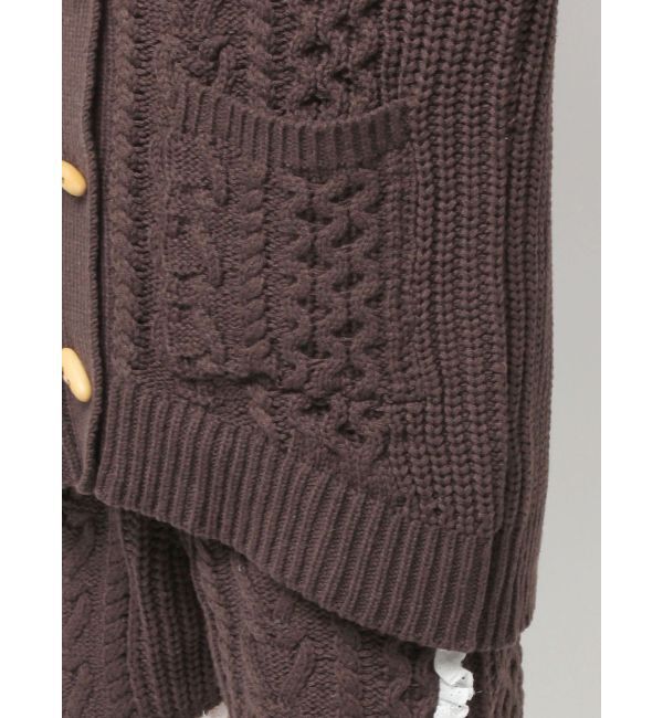 merry jenny「toggle button knit cardigan」|カーディガン|