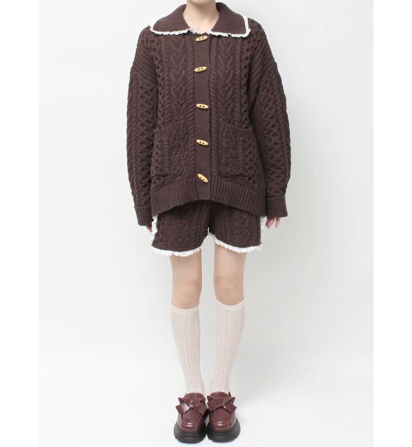 merry jenny「toggle button knit cardigan」|カーディガン|