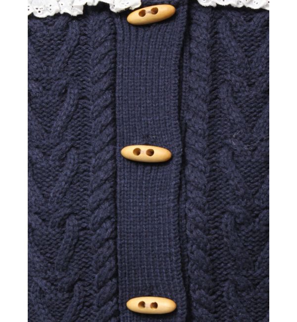 merry jenny「toggle button knit cardigan」|カーディガン|