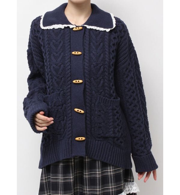 merry jenny「toggle button knit cardigan」|カーディガン|